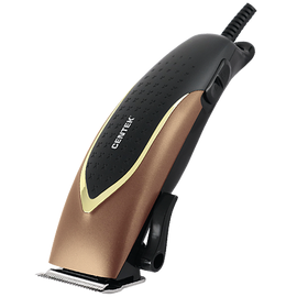  Машинка для стрижки Centek CT-2126 (чер/зол) Triangular blades, производительный мотор, шнур 2,4м 