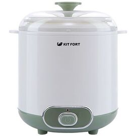  Йогуртница Kitfort KT-2005 белый/зеленый 