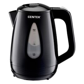  Чайник Centek СТ-0048 (черный) 1.8л 2200Вт, текстурированная отделка. большое окно уровня воды 
