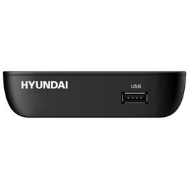  Ресивер DVB-T2 Hyundai H-DVB460 черный DVB-C, DVB-T, DVB-T2 
