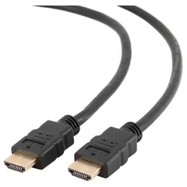  Кабель Gembird HDMI 1м, v1.4, 19M/19M, черный, позол.разъемы, экран(CC-HDMI4-1M) 