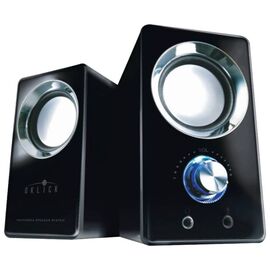  Колонки Oklick OK-116 2.0 черный 6Вт 