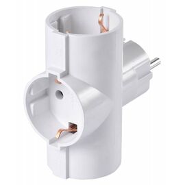  Сетевой разветвитель Buro BU-PS3TG-W (3 розетки) белый 