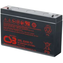  АКБ 6.0В 7.2Ач CSB GP672, 1.22 kg, H100xL151хW34 mm 