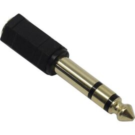  Переходник аудио ExeGate EX-AA-3F6M (6.35mm Jack M/3.5mm Jack F) 
