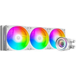  СВО ID-COOLING FX360 Inf White LGA1700/1200/115X/AM4/AM5 (TDP 350W, ARGB Fan and Pump, PWM, Triple Fan 120mm, белый) 
