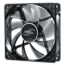  Вентилятор 120 мм Deepcool WIND BLADE 120 LED, 3-pin+molex, Ф120х25mm, 1300rpm, 26dBA, 65.16 CFM, HDB (hydro dynamic bearing), 118 гр. 