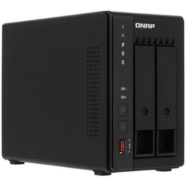  Сетевое хранилище NAS Qnap Original TS-253E-8G 2-bay настольный Celeron J6412 